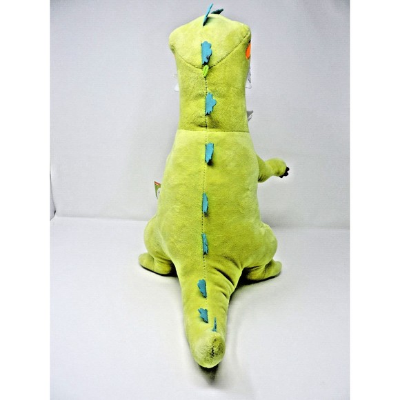 Nickelodeon Rugrats Large 16 inch Reptar Dinosaur Plush Stuffed Toy Green Purple - Picture 6 of 10
